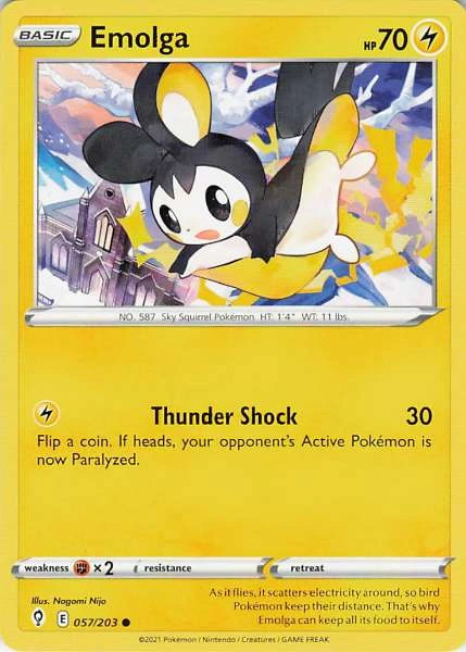 Emolga - Evolving Skies #057/203