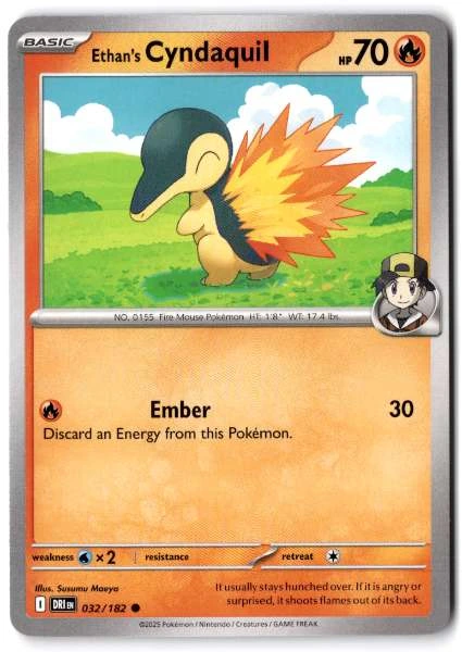 Ethan's Cyndaquil - Destined Rivals #032/182