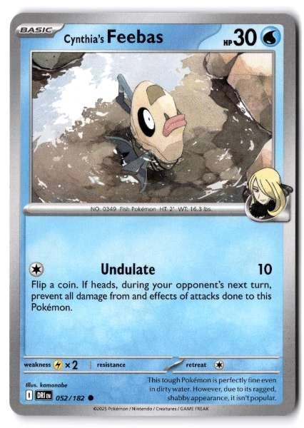 Cynthia's Feebas - Destined Rivals #052/182