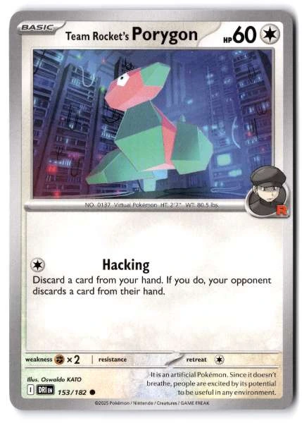 Team Rocket's Porygon - Destined Rivals #153/182