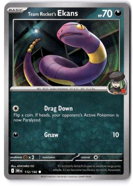 Team Rocket's Ekans - Destined Rivals #112/182
