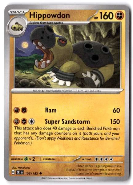 Hippowdon - Destined Rivals #106/182