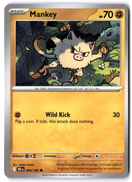 Mankey - Destined Rivals #090/182