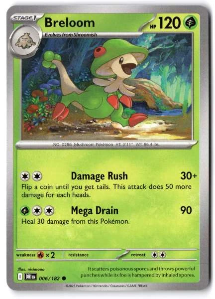 Breloom - Destined Rivals #006/182