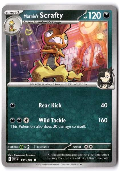 Marnie's Scrafty - Destined Rivals #133/182