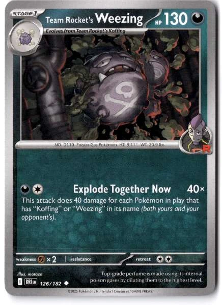 Team Rocket's Weezing - Destined Rivals #126/182