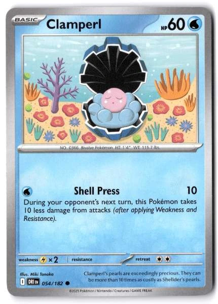 Clamperl - Destined Rivals #054/182