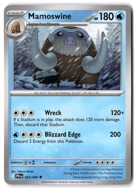 Mamoswine - Phantasmal Flames #025/094