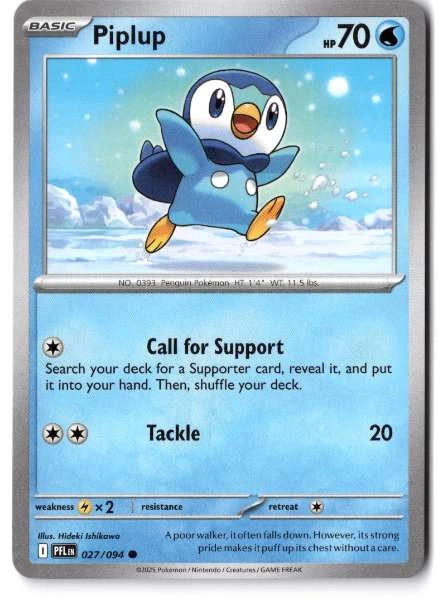 Piplup - Phantasmal Flames #027/094