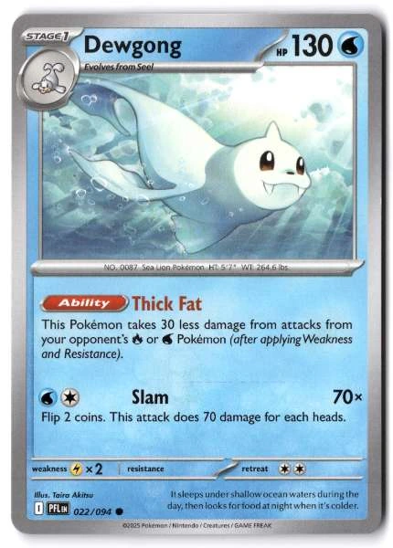 Dewgong - Phantasmal Flames #022/094
