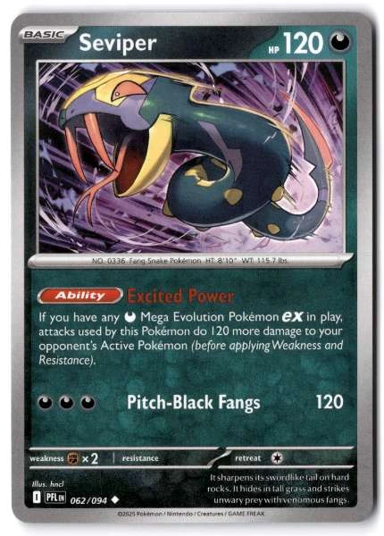 Seviper - Phantasmal Flames #062/094