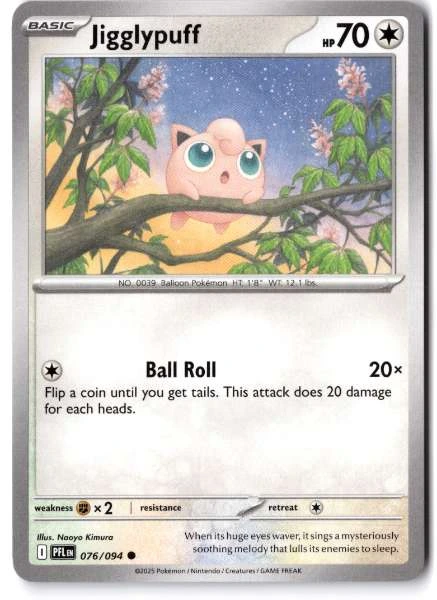 Jigglypuff - Phantasmal Flames #076/094