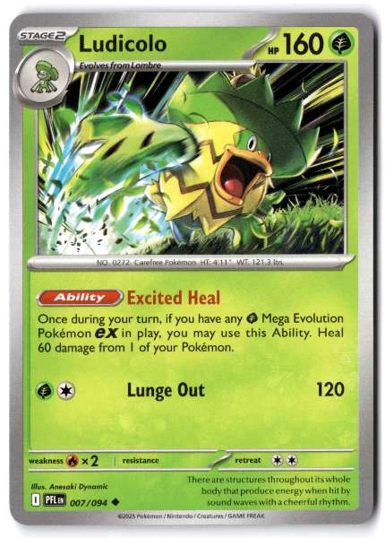 Ludicolo - Phantasmal Flames #007/094