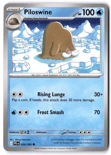 Piloswine - Phantasmal Flames #024/094