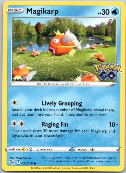 Magikarp - Pokemon GO #021/078