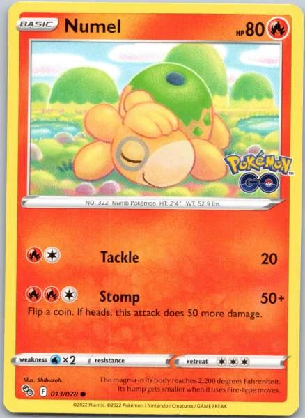 Numel - Pokemon GO #013/078
