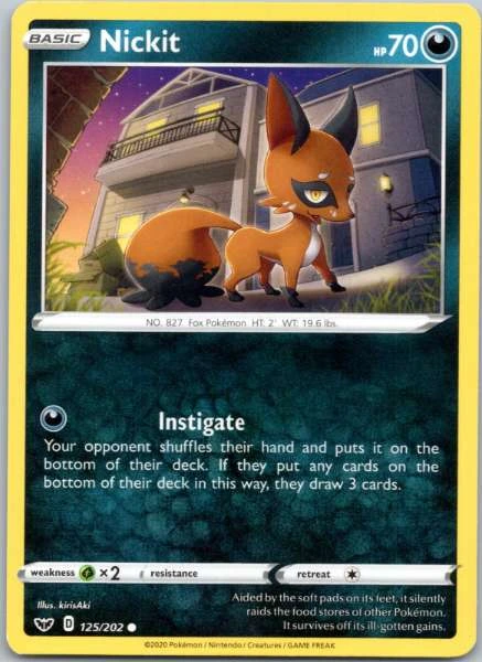 Nickit - Sword & Shield #125/202
