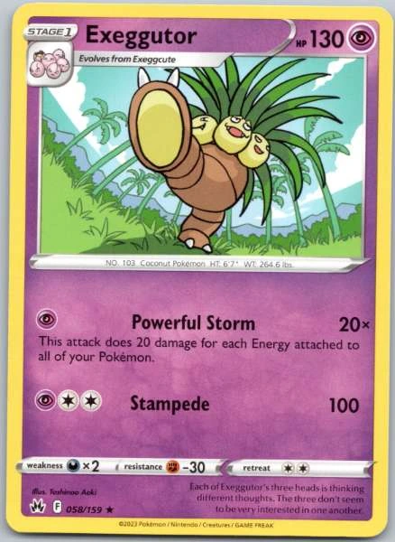Exeggutor - Crown Zenith #058/159