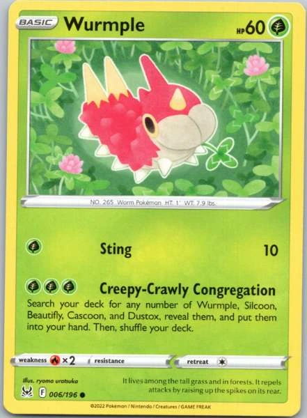 Wurmple - Lost Origin #006/196