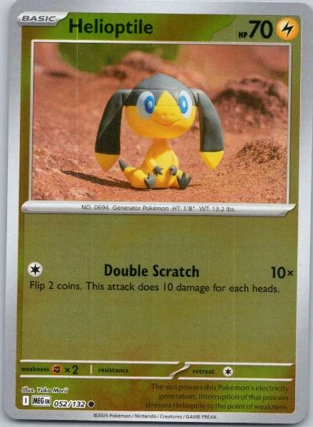 Helioptile - XY #052/132