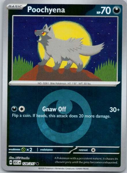 Poochyena Reverse Holo - Lost Thunder #128/217