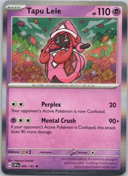 Tapu Lele - Surging Sparks #092/191