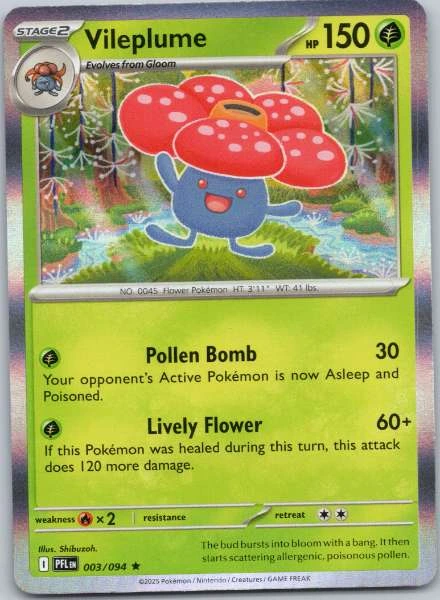 Vileplume - Phantasmal Flames #003/094