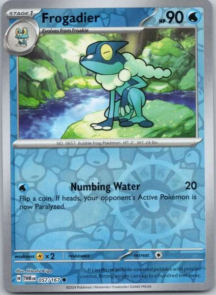 Frogadier - Twilight Masquerade #057/167