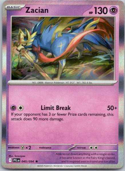 Zacian - Phantasmal Flames #045/094