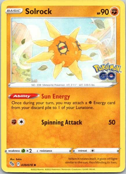 Solrock - Pokemon GO #039/078