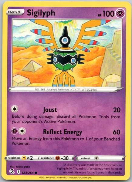 Sigilyph - Fusion Strike #123/264