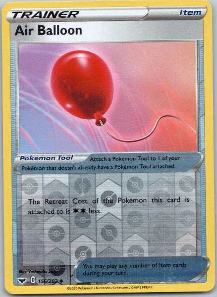 Air Balloon Reverse Holo - Sword & Shield #156/202