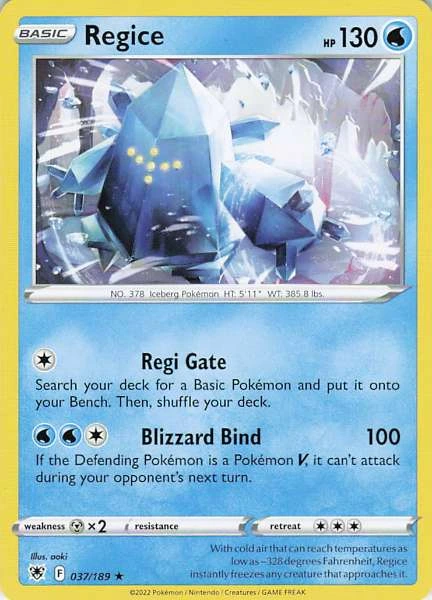 Regice - Astral Radiance #037/189