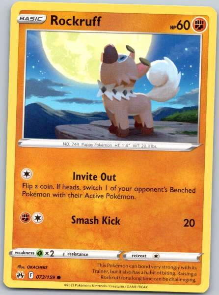 Rockruff - Crown Zenith #073/159