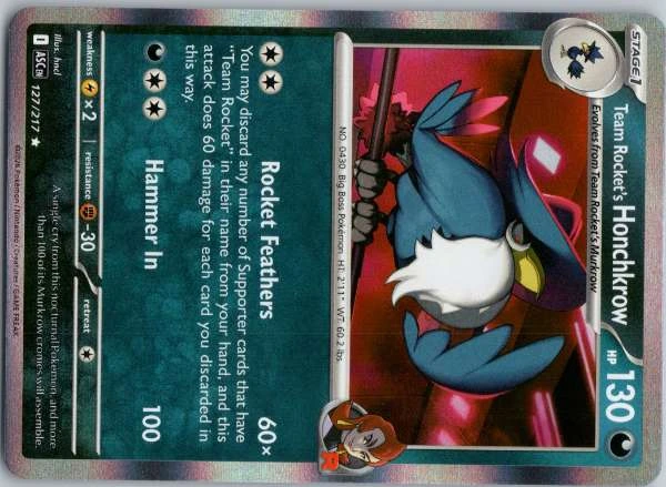 Team Rocket's Honchkrow - Ascended Heroes #127/217