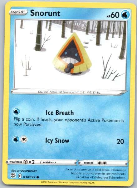 Snorunt - Brilliant Stars #034/172