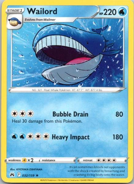 Wailord - Crown Zenith #032/159
