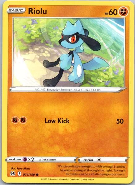 Riolu - Crown Zenith #071/159