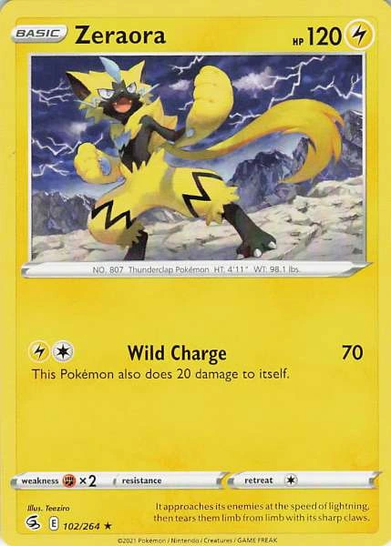 Zeraora - Fusion Strike #102/264