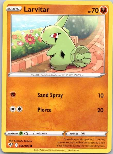 Larvitar - Darkness Ablaze #086/189