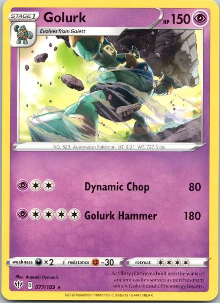 Golurk - Darkness Ablaze #077/189