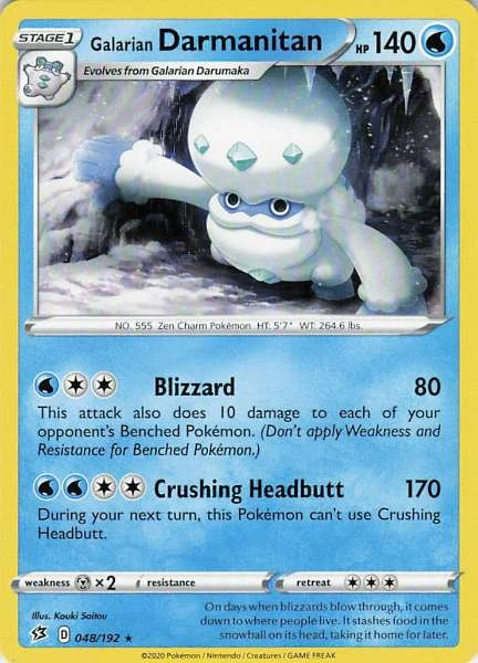 Galarian Darmanitan - Rebel Clash #048/192