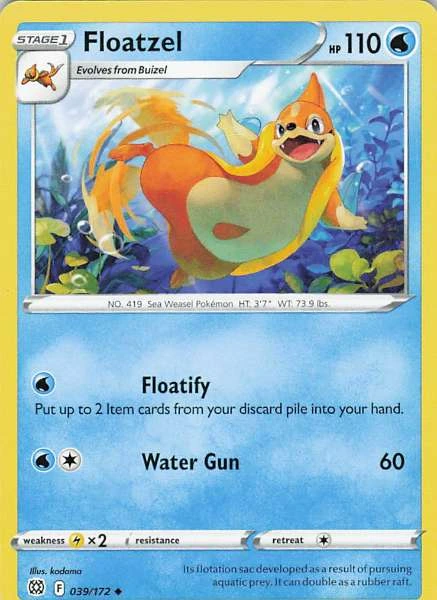 Floatzel - Brilliant Stars #039/172