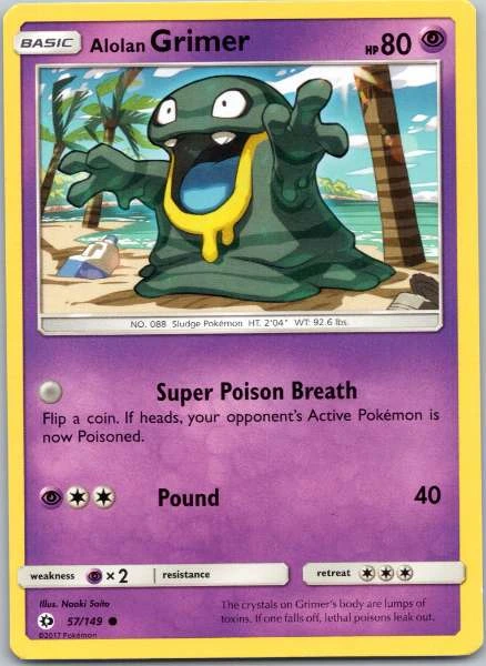 Alolan Grimer - Sun & Moon Base Set #57/149