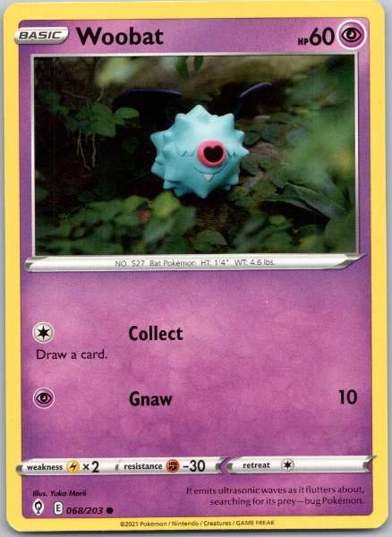 Woobat - Evolving Skies #068/203