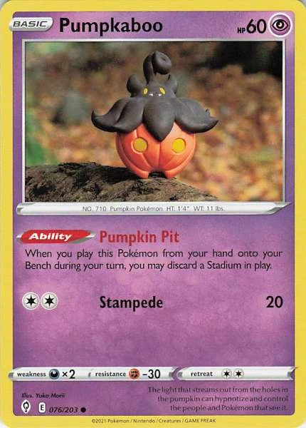 Pumpkaboo - Evolving Skies #076/203