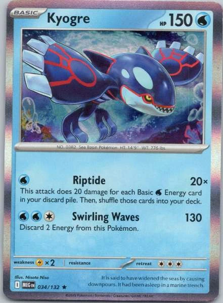 Kyogre - Mega Evolution Knock Out Collection #034/132