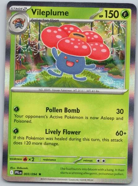 Vileplume - Phantasmal Flames #003/094
