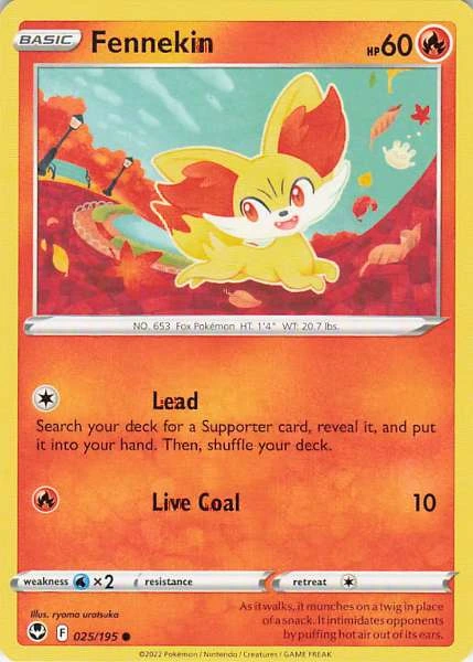 Fennekin - Silver Tempest #025/195