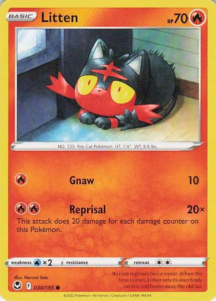Litten - Silver Tempest #030/195